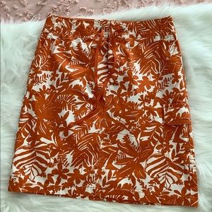 Liz Claiborne Women’s Orange/White Skirt Size 10